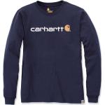 Carhartt EMEA Workwear Signature Graphic Core Logo Longsleeve ( Longsleeve ), bleu, taille 2XL