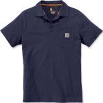 Carhartt Force Delmont Pocket Polo, t-shirt XL Bleu Foncé Bleu Foncé