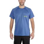 T-shirts Carhartt Force bleus à manches courtes à manches courtes Taille S look fashion pour homme en promo 