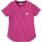 T-shirts Carhartt Force rose fushia en jersey à manches courtes à manches courtes Taille L look fashion pour femme 