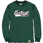 T-shirts Carhartt vert foncé en jersey à manches longues à manches longues Taille M look fashion pour homme 