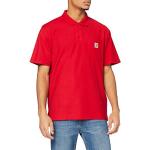 Polos Carhartt rouges Taille S look fashion pour homme 