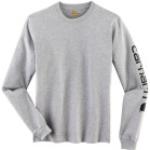 T-shirts Carhartt gris clair en jersey à manches longues à manches longues Taille S look fashion pour homme 