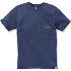 Carhartt Maddock Strong Graphic T-Shirt de poche, bleu, taille XL