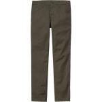 Pantalons chino Carhartt Sid verts look casual pour femme 