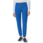 Pantalons taille élastique Carhartt bleu roi en nylon stretch Taille M petite look fashion pour femme 