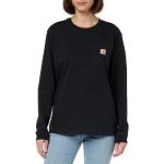Carhartt Pocket Long-Sleeve T-Shirt, Black, Medium Femme