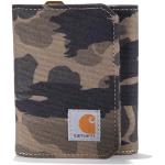 Portefeuilles 3 volets Carhartt camouflage en cuir à motif canards avec blocage RFID look fashion pour homme 