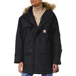 Carhartt Quick Duck Sawtooth Parka Manteau, Black, L Taille Normale Homme
