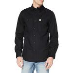 Carhartt Rugged Professional Long-Sleeve Work Shirt, Black, L Homme