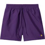 Shorts de bain Carhartt Chase violets à motif ville Taille XL look fashion pour homme 
