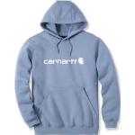 Carhartt Signature Logo Midweight Capuche, bleu, taille 2XL