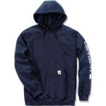 Sweats Carhartt bleu marine à logo en jersey à capuche Taille S classiques pour homme 