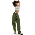 Pantalons taille basse Carhartt Ripstop verts look casual pour femme en promo 