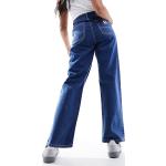 Jeans taille haute Carhartt Simple bleus délavés look casual pour femme 