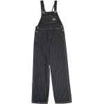 Combinaisons en jean Carhartt Work In Progress noires à rayures en denim Taille XS look fashion pour femme 