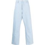 Jeans droits Carhartt Work In Progress bleues claires bio éco-responsable W33 L28 pour femme 