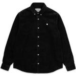 Chemises Carhartt Madison noires en velours à motif Afrique à manches longues à manches longues Taille S pour homme 