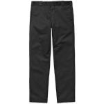 Pantalons chino Carhartt Master noirs Taille M W30 L32 look casual pour homme 