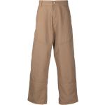 Pantalons taille basse Carhartt Work In Progress camel pour homme 