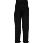 Pantalons taille haute Carhartt Work In Progress noirs bio éco-responsable Taille 3 XL W24 L30 pour femme en promo 