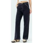 Jeans droits Carhartt Simple noirs en coton délavés Taille 3 XL pour femme 