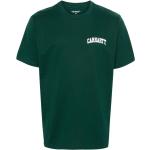 Débardeurs Carhartt University verts en jersey à manches courtes à col rond pour homme 