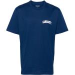 T-shirts à imprimés Carhartt University bleu marine en jersey à manches courtes à col rond pour homme 