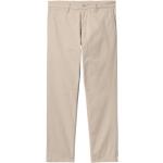 Pantalons chino Carhartt Work In Progress beiges Taille L W33 L32 look casual pour homme 