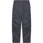 Pantalons taille haute Carhartt Work In Progress gris à logo en toile 