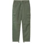 Pantalons taille basse Carhartt Work In Progress verts en tissu sergé bio éco-responsable Taille XS pour homme 