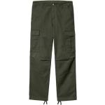 Pantalons taille basse Carhartt Work In Progress verts en coton bio éco-responsable Taille XS 