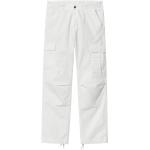 Pantalons taille basse Carhartt Work In Progress blancs à logo en coton 