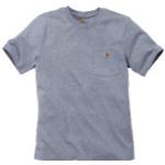 T-shirts col rond Carhartt Workwear gris clair à logo à col rond Taille M look utility pour homme 