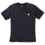 T-shirts col rond Carhartt Workwear noirs à col rond Taille M look utility pour homme 