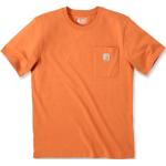 T-shirts col rond Carhartt Workwear orange à col rond Taille M look utility pour homme 
