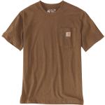 T-shirts col rond Carhartt Workwear vert fluo à col rond Taille M look utility pour homme 