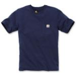 T-shirts col rond Carhartt Workwear bleues foncé à col rond Taille XL look utility pour homme 