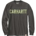 Pulls Carhartt Workwear vert clair lavable en machine à manches longues Taille M look utility pour homme en promo 