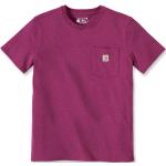 T-shirts col rond Carhartt Workwear rose fushia à col rond Taille L look utility pour homme 