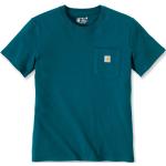 T-shirts col rond Carhartt Workwear vert clair à col rond Taille L look utility pour homme 