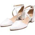 Chaussures montantes de mariée blanches en cuir Pointure 41 pour femme 