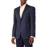 Vestes de costume Carl Gross bleues à rayures Taille XXS look fashion pour homme 