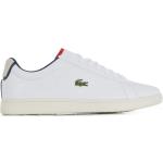 Baskets  Lacoste Carnaby blanches Pointure 44,5 pour homme en promo 