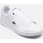Chaussures Lacoste Carnaby blanches en cuir Pointure 44 pour homme 