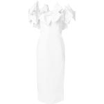 Robes de cocktail Carolina Herrera blanc d'ivoire mi-longues pour femme 