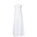 Robes longues fleuries de soirée Carolina Herrera blanches à fleurs en coton mélangé sans manches Taille XS pour femme 