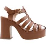 Caroline Biss - Shoes > Sandals > High Heel Sandals - Brown -