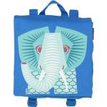 Cartables bleus à motif éléphants de maternelle pour enfant 