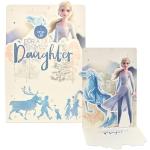 Cartes d'anniversaire multicolores La Reine des Neiges Elsa 